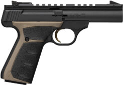 Browning 051604490 Buck Mark Field Target Micro 22 LR 10+1 4" Matte Blued Bull Barrel, Matte Black Serrated w/Picatinny Rail Slide, Matte Black Aluminum Frame, UFX Overmolded Grip