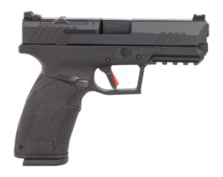 Tisas 10100570 PX-9 Duty *CA Compliant 9mm Luger 10+1 4.10" Black QPQ Steel Barrel, QPQ Tenifer Cerakote Optic Cut/Serrated Steel Slide, QPQ Tenifer Cerakote Polymer Frame w/Picatinny Rail