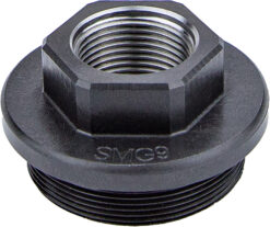 Kgm Suppressors A-SMG9-DTA-S-4 SMG9 Direct Thread Adapter Black Nitride Steel M13.5x1 LH Threads