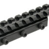 Leapers MNTPMTOWLA Picatinny Adapter Mount  Matte Black Anodized Aluminum Dovetail Mount