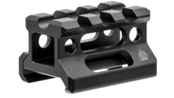Leapers MTRSX7S Picatinny Riser  Matte Black Anodized Aluminum Picatinny Mount