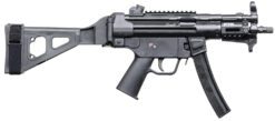 PTR  9RS BR 9mm Luger 30+1 6" Black Nitride 3-Lug Threaded Barrel, M-LOK Handguard, Black Parkerized Aluminum Picatinny Rail Receiver, SB Tactical Brace, Black Polymer Grip