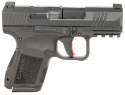 Canik HG7651CAN Mete MC9 *CA Compliant Micro-Compact Frame 9mm Luger 10+1 3.18" Steel Barrel, Black Cerakote Optic Ready/Serrated Steel Slide, Black Polymer Frame w/Picatinny Rail, Textured Grip