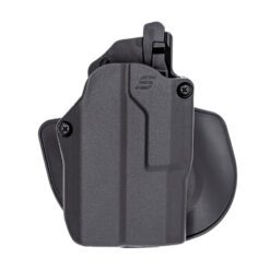 Safariland SOLIS1835A0C3412 Solis ALS  OWB Black Compatible w/ Glock 17 Belt Slide/Paddle Mount Left Hand