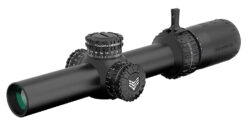 Swampfox Optics ARH11024RL Arrowhead  Black 1-10x24mm 30mm Tube Guerrilla Dot MIL Red Reticle