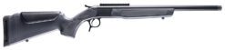 CVA CR4440 Scout  360 Buckhammer 1rd 20" Blued Threaded Barrel, Blued Picatinny Rail Receiver, Stealth Gray Fixed Synthetic Stock
