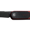 Civivi Knives C23015-1 KwaiQ  2.97" Folding Plain Black Stonewashed Nitro-V Steel Blade, Black/Burgundy Textured G10 Handle