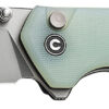 Civivi Knives C19059C-3 Brazen  3.46" Folding Plain Stonewashed D2 Steel, Blade Natural G10 Handle