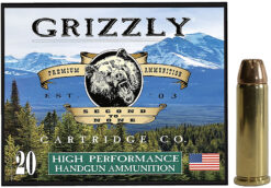 Grizzly Ammo GC38SP3   38Special 148gr Jacketed Hollow Point 20 Per Box/10 Case