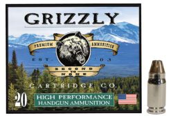 Grizzly Ammo GC357S2   357Sig 90gr Jacketed Hollow Point 20 Per Box/10 Case