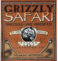 Grizzly Ammo GC458WM5   458WinMag 500gr Solid Brass 5 Per Box/10 Case