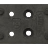 Walther Arms 5136212 Optic Plate  Black Steel Fits Walther PDP 2.0