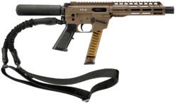 FREEDOM ORDNANCE FX9P8T-FDE FX9P  9mm Luger 31+1 8" Flat Dark Earth Synthetic Pistol Tube