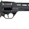 Chiappa Firearms CF340343 Rhino 60DS *CA Compliant 10mm Auto 6 Shot 6" Black Anodized Picatinny Rail/Vent Rib Barrel, Black Cylinder, Black Anodized Aluminum Frame w/Picatinny Rail, Walnut Grip