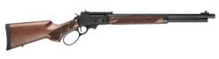 Smith & Wesson 14384 1854  45-70 Gov 6+1 20" Black Armornite Threaded Barrel, Black Armornite Picatinny Rail Receiver w/Picatinny Rail, Fixed Walnut w/Textured Grip Panels Stock, Thread Protector