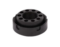 SilencerCo AC4745 Charlie Direct Thread Mount Fits M13x0.75 Stainless Steel Oxide Black