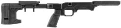 Mdt Sporting Goods Inc 114636BLK The Worker LSS Gen3 Black Fits Remington 700 Short Action