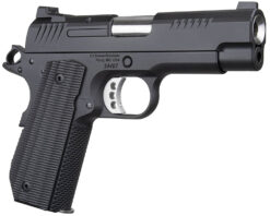 Ed Brown EVOKC9LW 1911 EVO KC Lightweight 9mm Luger 7+1 4" Stainless Bull Barrel, Black Gen4 Serrated Slide, Black Gen4 Carbon Steel Frame w/Beavertail, Black Grips