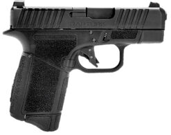 Gforce Arms GF932512BB Rapture  Sub-Compact Frame 9mm Luger 12+1 3.25" Black Steel Barrel, Black Steel Optic Cut/Serrated Slide, Black Cerakote Polymer Frame, Shield RMSc/RMR Footprint