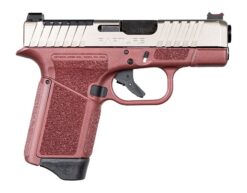 Gforce Arms GF932512CN Rapture  Sub-Compact Frame 9mm Luger 12+1 3.25" Black Steel Barrel, Nickel Steel Optic Cut/Serrated Slide, Red Cerakote Polymer Frame, Shield RMSc/RMR Footprint