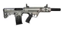Gforce Arms GFY11220TG GFY-1 USA 12 Gauge Semi-Auto 3" 5+1 18.50" Black Threaded Barrel, Tactical Gray Cerakote Aluminum Receiver w/Picatinny Rail, Gray Bullpup Polymer Stock, Polymer Grip