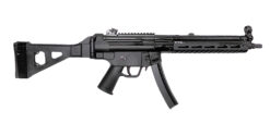 PTR 9LTBR-0090101 9LTBR  9mm Luger 30+1 12.50" Black Nitride Threaded Barrel, M-LOK Handguard, Black Anodized Aluminum Receiver w/Picatinny Rail, Black Synthetic SB Tactical Brace, Black Polymer Grip