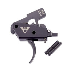 Wilson Combat TRETUM2 Enhanced Trigger Unit  Universal Black Two-Stage Fits AR-15/AR-10