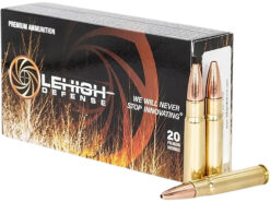 Wilson Combat LA358200CC   358Win 200gr Lehigh Defense Controlled Chaos 20 Per Box/10 Case