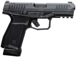 AREX 815537024074 Delta M Gen2 Compact Frame 9mm Luger 15+1 4" Black Steel Barrel, Black Nitride Steel Optic Cut/Serrated Slide, Black Polymer Frame w/Picatinny Rail, Black Stippled Grip, Ambidextrous
