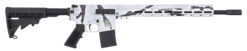 Great Lakes Firearms GL15223PSNO AR-15  223 Wylde 30+1 16" Black Nitride Threaded Barrel, Pursuit Snow Cerakote Aluminum Receiver w/Picatinny Rail, M-LOK Handguard, Black Polymer Stock, Mil-Spec Grip