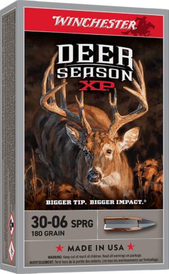 Winchester Ammo X3006DS2 Deer Season XP  30-06Springfield 180gr 20 Per Box/10 Case