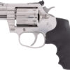 Colt Mfg KCOBRA22SP2RFO King Cobra  22 LR 10 Shot 2" Stainless Vent Rib Barrel, Stainless Cylinder & Frame, Black Rubber Grip