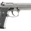 Beretta USA JS92F510 92FS Inox Full Size Frame 9mm Luger 10+1 4.90" Satin Steel Barrel, Satin Stainless Steel Serrated Slide, Satin Anodized Aluminum Frame, Black Stippled Rubber Grip