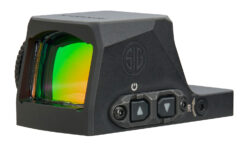 Sig Sauer Electro-Optics SORX1390 Romeo-X Enclosed Pro Black 1x24mm 6MOA Green Dot Reticle RX Footprint Mount