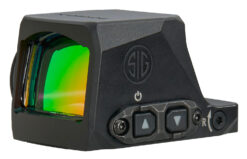 Sig Sauer Electro-Optics SORX1480 Romeo-X Enclosed Compact Black 1x24mm 3MOA Green Dot Reticle RX Footprint Mount