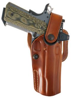 Galco APO212R APO Strongside/Crossdraw OWB Tan Steerhide Fits Kimber 1911 5" Right Hand