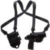 Galco MCII894RB Miami Classic II Shoulder System Shoulder Fits Chest Up To 56"/Sig P365 X Macro Black Steerhide  Right Hand