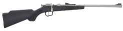 Henry H005R Mini Bolt  Youth 22 S/L/LR 1rd 16.25" Matte Stainless Steel Barrel, Matte Drilled & Tapped Stainless Steel Receiver, Black Fixed w/Pistol Grip Synthetic Stock, Right Hand
