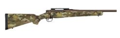 Mossberg 28277 Patriot  Compact 308 Win 5+1 16.25" Patriot Brown Cerakote Threaded Bull Barrel, Patriot Brown Cerakote Steel Receiver w/Picatinny Rail, MultiCam Fixed Synthetic Stock