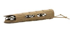 Cole-tac HG202 SD Handguard Wrap W/ Slots Coyote Brown Squadron 6.5" Long