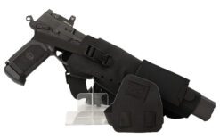 Cole-tac VWX101 Varmint Wrangler XL Pistol Holder Chest Black Right Hand