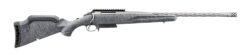 Ruger 56907 American II  Sports South Exclusive 22 Creedmoor 3+1 20" Gun Metal Gray Cerakote Spiral Threaded Barrel & Stainless Steel Receiver w/Picatinny Rail, Gray Splatter Adj LOP Synthetic Stock