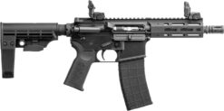 Tippmann Arms A101042 M4 Micro Elite 22 LR 25+1 7" Black Parkerized Threaded Barrel, Black Parkerized Receiver w/Picatinny Rail, M-LOK Handguard, Black T5 Arm Brace, Black Gen2 Grip, Right Hand