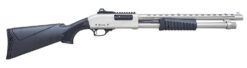 Citadel FRMN2020SYN Mariner  Full Size 20 Gauge Pump 3" 4+1 18.50" Nickel Finished Heat Shield Barrel, Nickel Finished Aluminum Receiver w/Picatinny Rail, Black Fixed Synthetic Stock