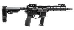 Alpha Foxtrot AA08X1HXX-XABK20 AFMG9  9mm Luger 20+1 7.50" Black QPQ Threaded Barrel, M-LOK Handguard, Black Anodized Aluminum Receiver w/Picatinny Rail, Black Polymer SB Tactical Brace, MFT Grip