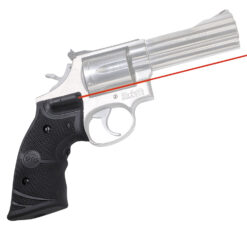 Crimson Trace 011290 Lasergrips  Fits S&W K & L Frames Round Butt, Red Laser 633nM Wavelength 5mW Output, Black Polymer