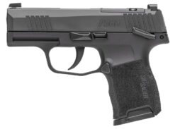 Sig Sauer 3659BXR3PMSSLCA P365 *CA Compliant 9mm Luger 10+1 3.10" Black Nitron Stainless Steel Optic Ready/Serrated Slide, Black Polymer Frame w/Accessory Rail, Black Polymer Grip