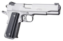 Ed Brown BASESS2A 1911 2nd Amendment 45 ACP 7+1 5" Stainless Steel Barrel, Serrated Slide & Frame, Black Alien G10 Grip, Right Hand