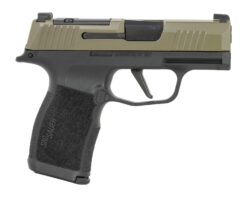 Sig Sauer 365X9GXR3P P365X  Micro-Compact 9mm Luger 12+1 3.10" Black Moss Green Stainless Steel Optic Ready/Serrated Slide, Black Stainless Steel Frame w/Accessory Rail, Textured Grip, RMSc Footprint