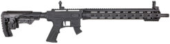 Derya Firearms TM22.FLASH.18 TM22 Flash 22 LR 10+1 18" Black Anodized Threaded Barrel, Black Anodized Aluminum Receiver w/Picatinny Rail, M-LOK Handguard & Forend, Black Fixed Polymer Stock, Black Pol